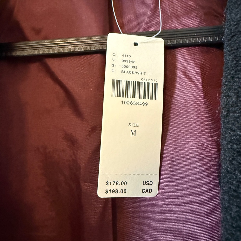 NWT By Anthropologie Floral Sherpa Fleece Bomber Jacket - Picture 5 of 6